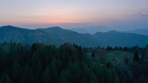 Monte Purito al tramonto