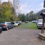 Parcheggio per il sentiero della Valle dei Mulini e San Peder