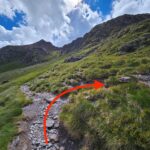 Sentiero tradizionale per rifugio Tagliaferri