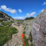 Sentiero tradizionale per rifugio Tagliaferri