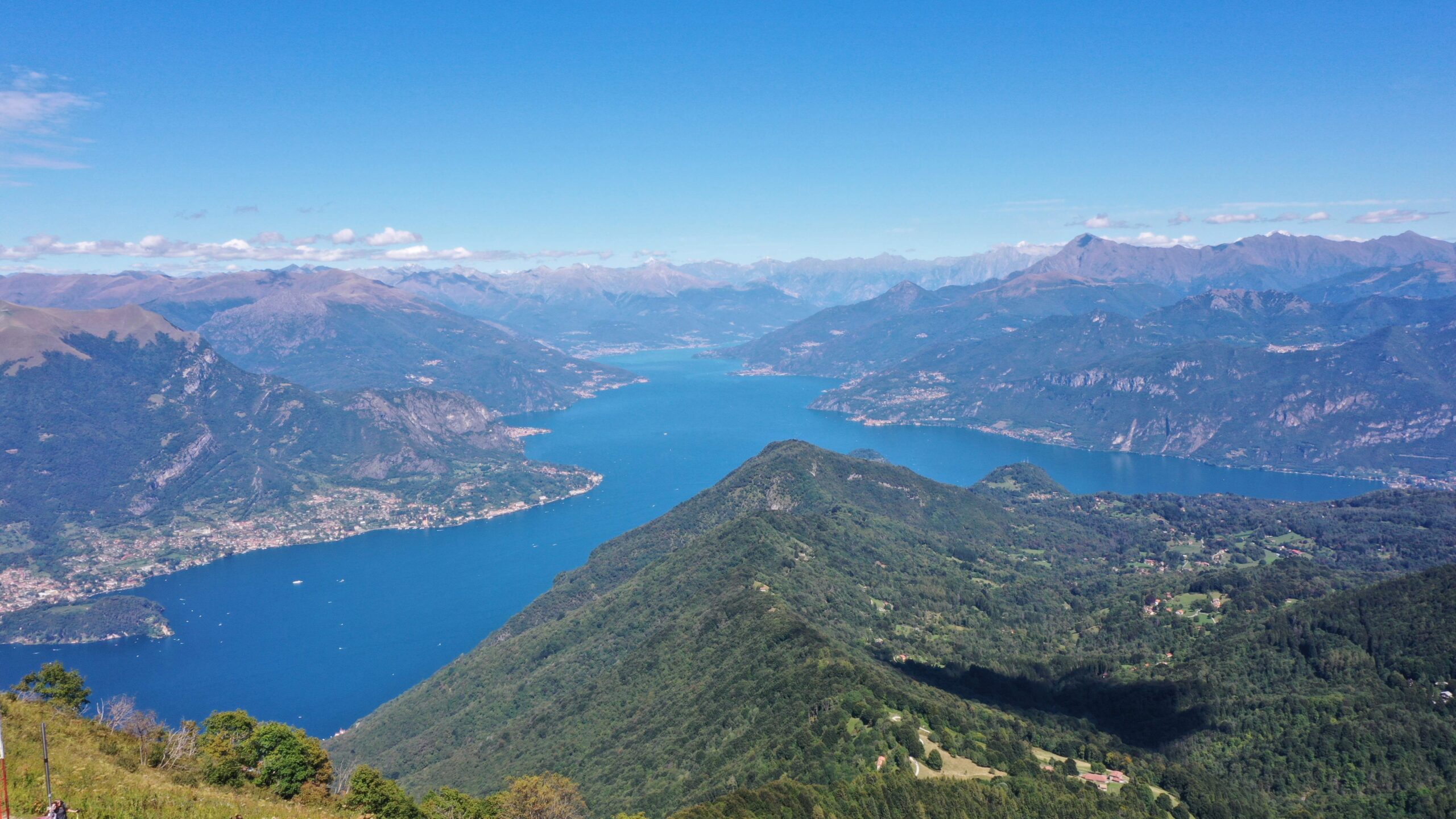 Vista Lago di Como dal Monte San Primo