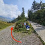 Bivio per la diga Fregabolgia