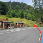 Partenza per rifugio Laghi Gemelli, bar Pineta di Carona